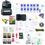 The Essentials Complete 72-Hour Kit - 4 Person: Black or Red Backpack