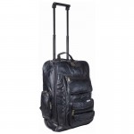 Embassy Italian Stone Design Genuine Leather Trolley/Backpack